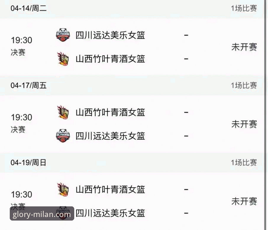 WCBA总决赛观赛实用指南：从四川女篮大胜看篮球赛事分析技巧